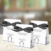 Real Estate Company White New Home Gefeliciteerd Bedankdoosjes