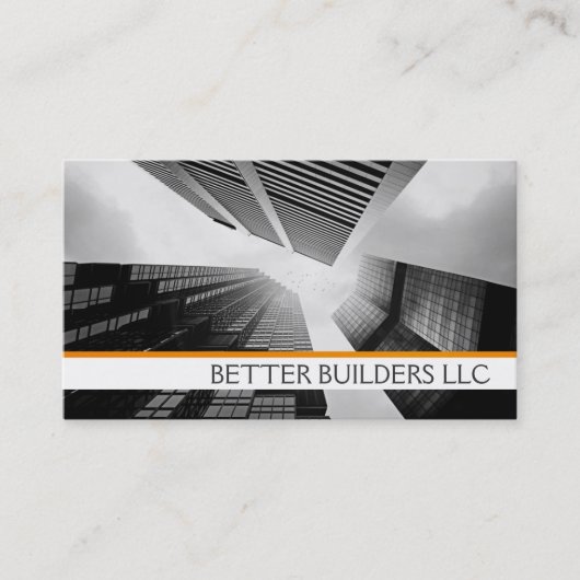 Real Estate Estate Agent bouwt Business Ca Visitekaartje (Voorkant)