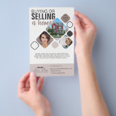 Real Estate Flyer - Koop of verkoop uw huis | Cust (Hand)