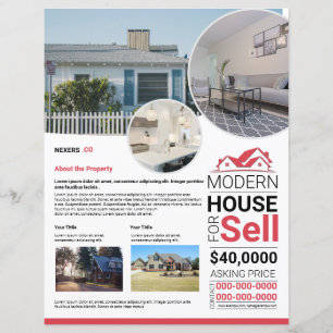 Real Estate Flyer Sjabloon