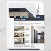 Real Estate Flyer Sjabloon (Voorkant / Achterkant)