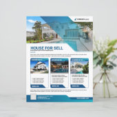 Real Estate Flyer Sjabloon (Staand voorkant)