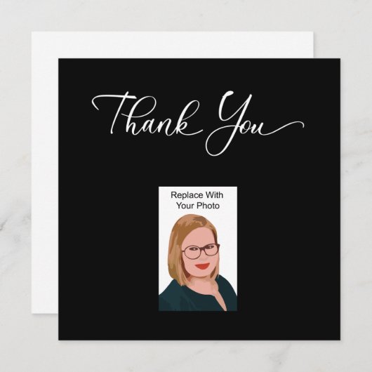 Real Estate Foto bedankt kaarten (Voorkant / Achterkant)