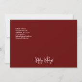 Real Estate Holiday Greetings Kaart (Achterkant)