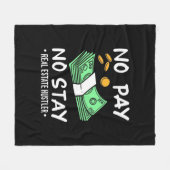 Real Estate Hustler Fleece Deken (Voorkant (Horizontaal))