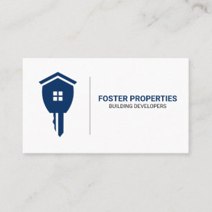 Real Estate Key Logo   bezit Visitekaartje