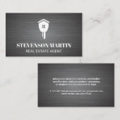 Real Estate Key Logo Visitekaartje (Voorkant / Achterkant)