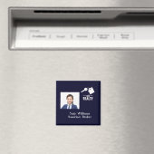 Réal Estate Logo and Photo Magnet (In Situ (Lave-vaisselle))