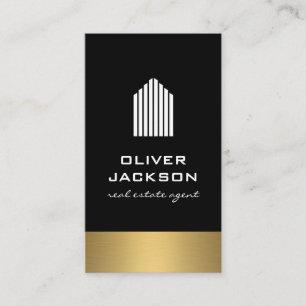 Real Estate Lux Gold Trim Visitekaartje