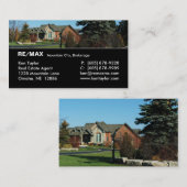 Real Estate Luxury Home Visitekaartje Black (Voorkant / Achterkant)