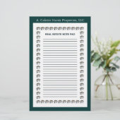 Real Estate Note Pad - Design 4 (Staand voorkant)
