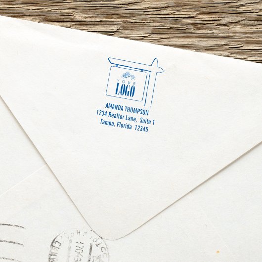 Real Estate Professional Custom Uw Logo toevoegen Zelfinktende Stempel