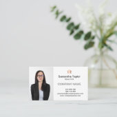 Real Estate Professional Insert of Add Photo Visitekaartje (Staand voorkant)