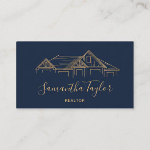 Real Estate Professional voegt foto logo Realtor B Visitekaartje