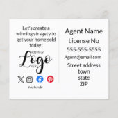 Real Estate School District, gericht op Briefkaart Flyer (Achterkant)