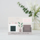 Real Estate Verkoop je Home Stager Listagent Briefkaart (Staand voorkant)