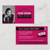 Real Estate Visitekaartje met foto (Voorkant / Achterkant)