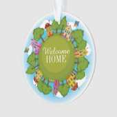 Real Estate "Welcome Home" Nieuw Home Ornament (voorkant)