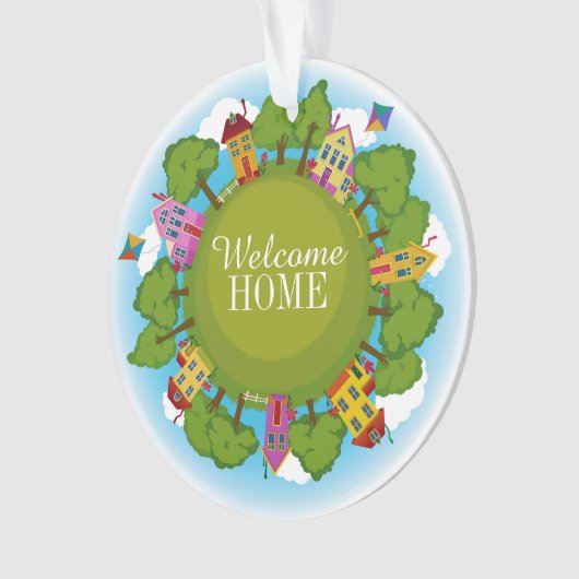 Real Estate "Welcome Home" Nieuw Home Ornament (voorkant)