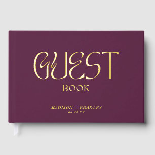 Real Foil Elegant Gold Calligraphy Script Mariage