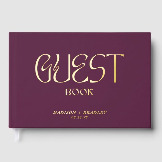 Real Foil Elegant Gold Calligraphy Script Mariage (Recto)
