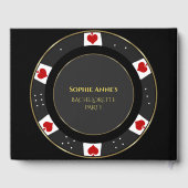 Real Foil Poker Chip Casino Bachelorette Party (Verso)