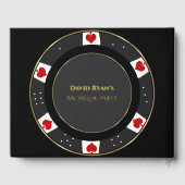 Real Foil Poker de luxe Chip Casino Bachelor Party (Verso)