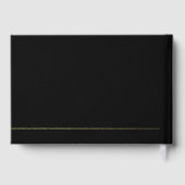 Real Foil Simple Modern Gold Script Mariage (Verso)