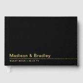 Real Foil Simple Modern Gold Script Mariage (Recto)