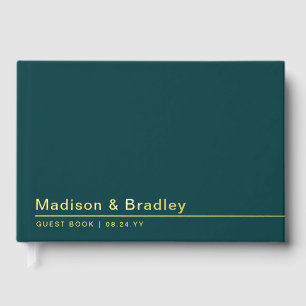 Real Foil Simple Modern Gold Script Mariage