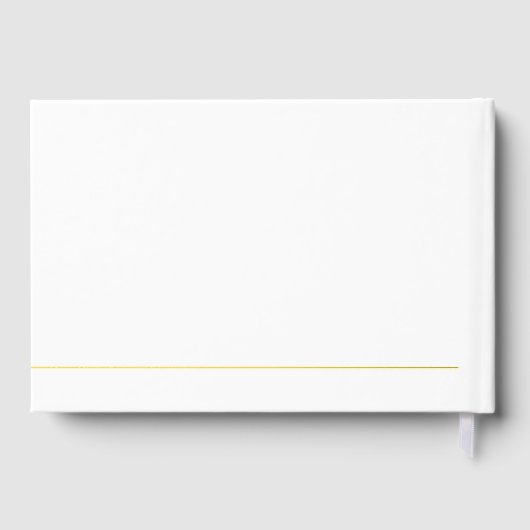 Real Foil Simple Modern Gold Script Mariage (Verso)