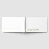 Real Foil Simple Modern Gold Script Mariage (Complet)
