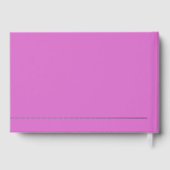 Real Foil Simple moderne Argent Script Mariage Gue (Verso)