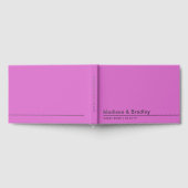 Real Foil Simple moderne Argent Script Mariage Gue (Complet)