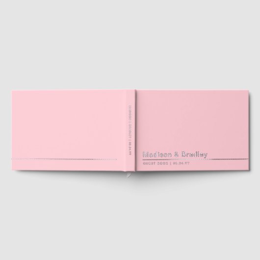 Real Foil Simple moderne Mariage de script en arge (Complet)