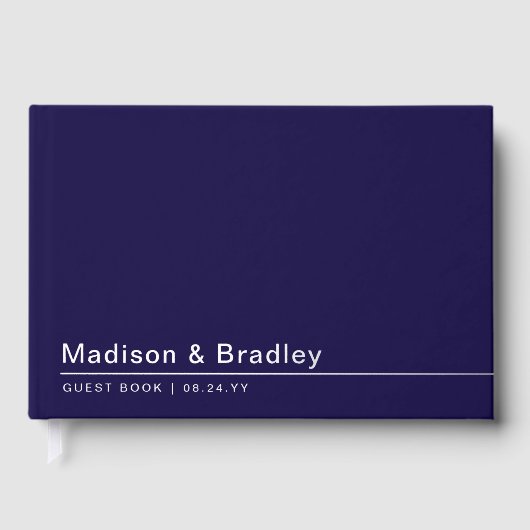 Real Foil Simple moderne Mariage de script en arge (Recto)