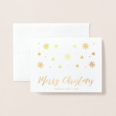 Real Folie Merry kerstfoto Wenskaart Kaarten (Voorkant met envelop)