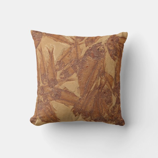 Real Fossil Afbeelding Pillow Kussen (Voorkant)
