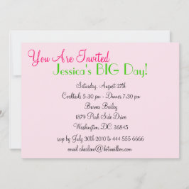 Real  Girls Life Invitation Kaart