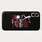 Real Girls worden Softball-speelfilms Case-Mate iPhone Case (Achterkant (horizontaal))