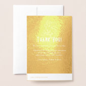 Real Gold Foil Art Deco Wedding Programme Folie Kaarten (Met envelop)