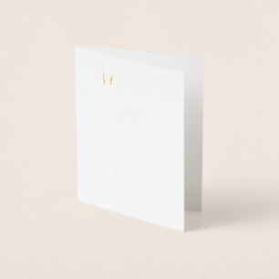 Real Gold Foil Wedding Menu Kaart