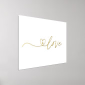 Real Gold | HARDE VAN DE LOVE | Calligrafie Folie Afdrukken (Laagn)