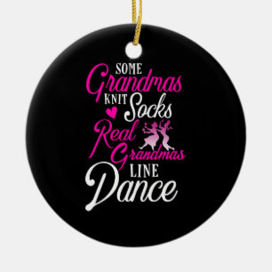 Real Grandmas Line Dance country dansen Keramisch Ornament