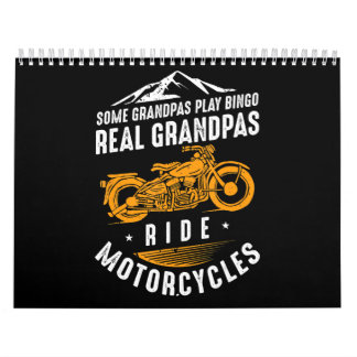 Real Grandpas Ride Motorcycle - cadeau voor fietse Kalender