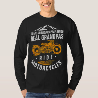 Real Grandpas Ride Motorcycle - cadeau voor fietse T-shirt