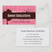 REAL Grunge Cocoa Aardbeien Visitekaartje (Voorkant / Achterkant)