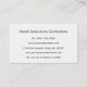 REAL Grunge Cocoa Aardbeien Visitekaartje (Achterkant)