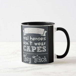 Real Heroes draag geen kapen die ze onderwijzen Mok