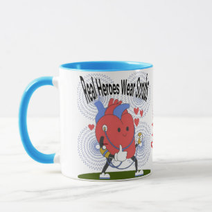 Real Heroes Draag Scrubs Mok – Koffiebeker voor Ve